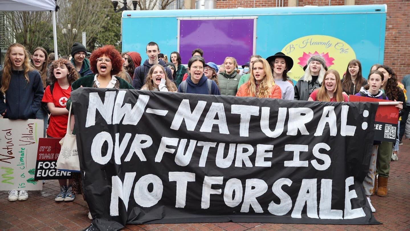 Fossil Free Eugene Protest