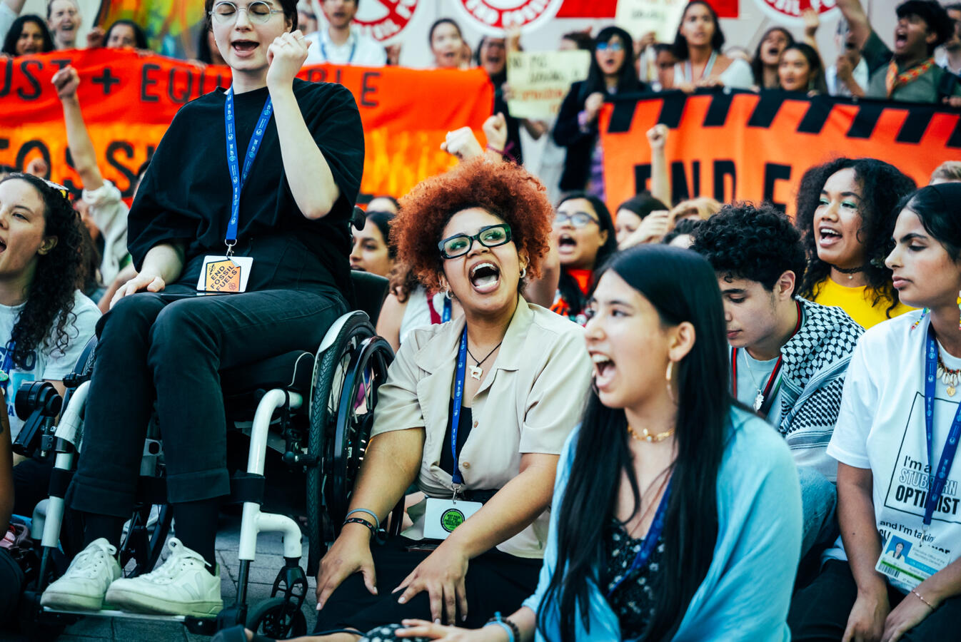 Just Fund a Just Transition Protest MC | COP28